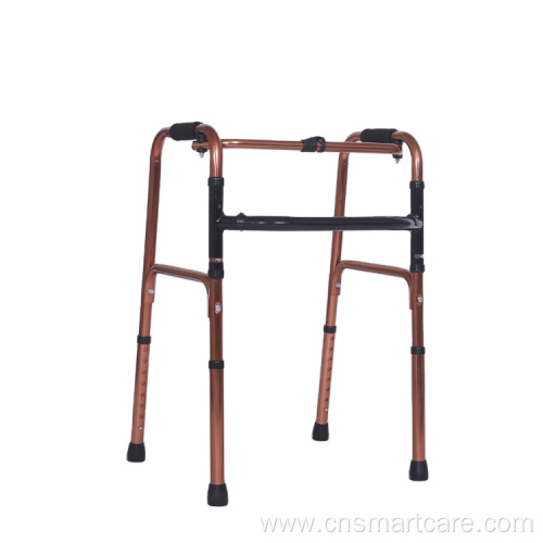 Adjustable aluminum alloy folding walking aids for disabled